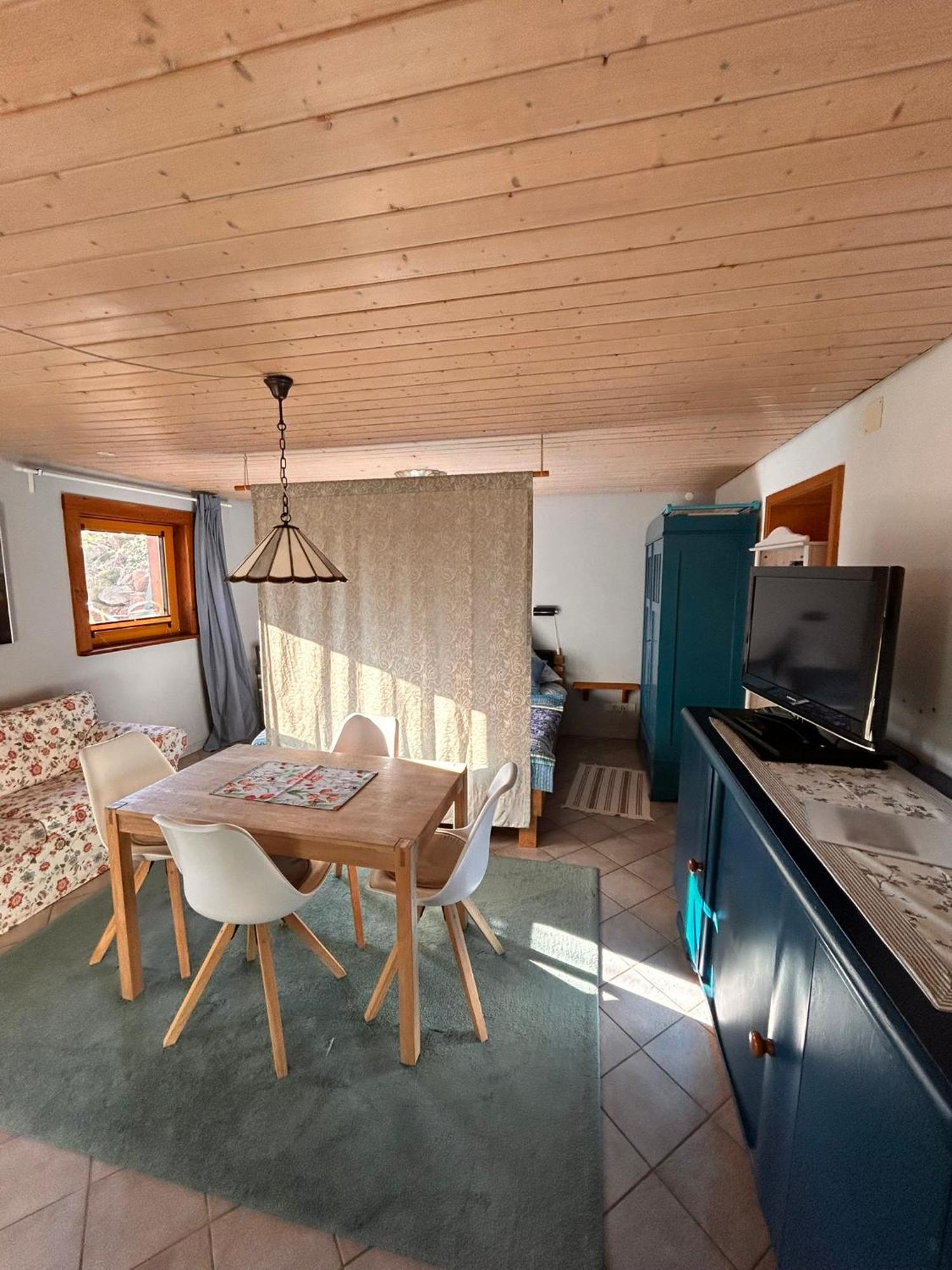 Blick In Den Garten Holzschlag Exteriör bild